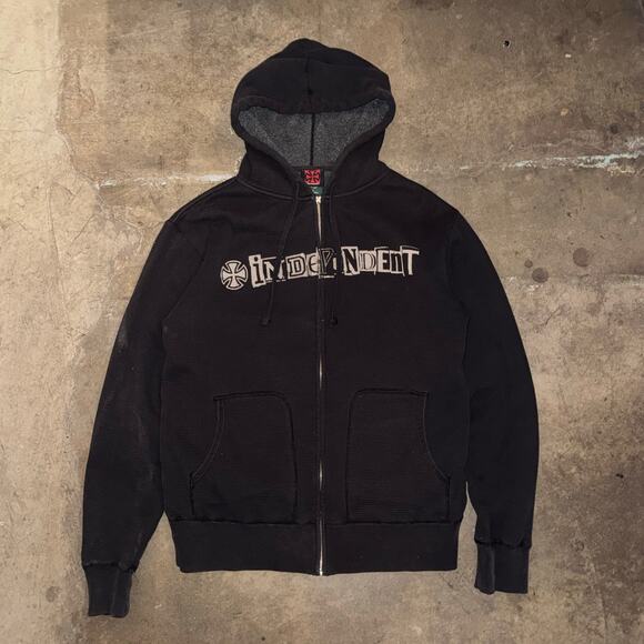 Y2K Independent Truck Company Expedition Series Thermal Zip Hoodie - Picture 1 of 5